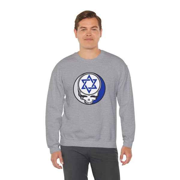 Grateful Dead - Star of David Stealie Crewneck Sweatshirt - StealieShop